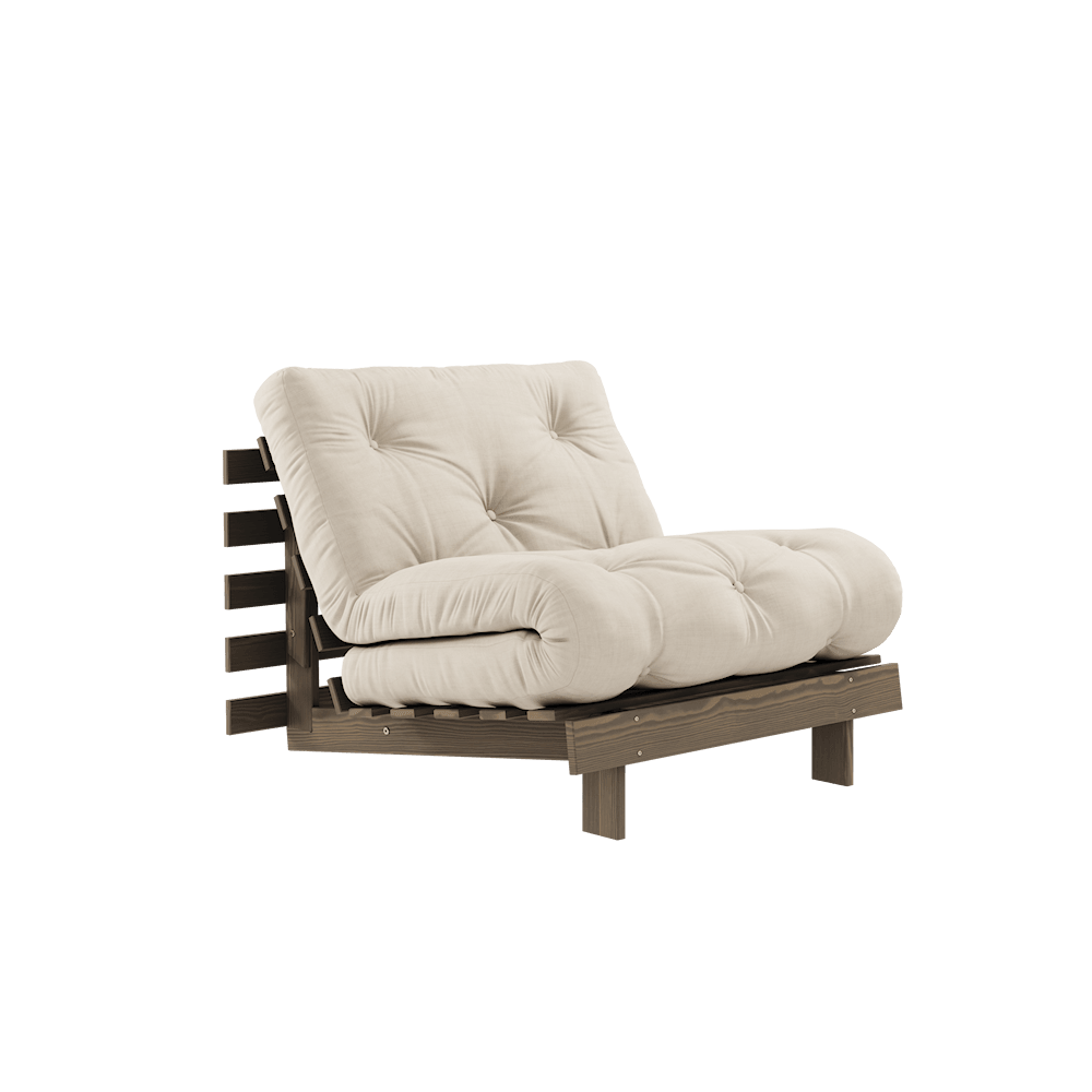 Karup Design Roots - Einsitzer Schlafsofa - Carob Brown - Beige--49