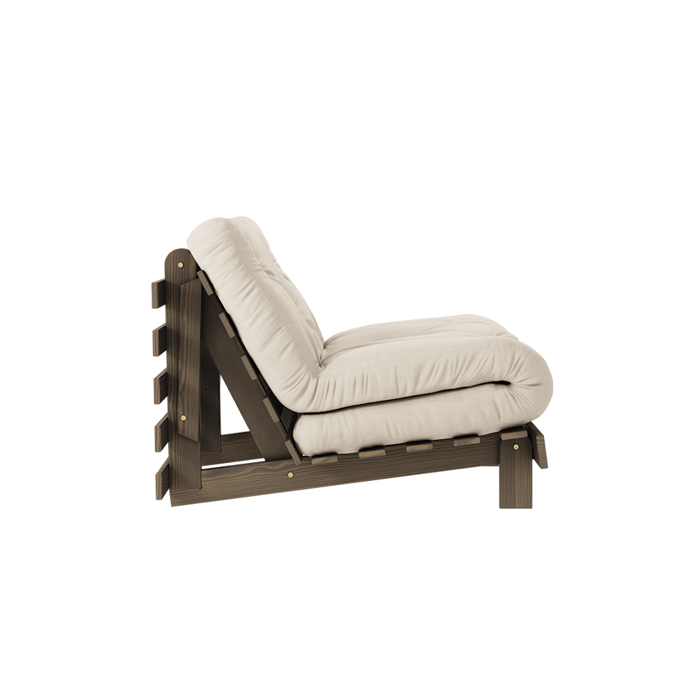 Karup Design Roots - Einsitzer Schlafsofa - Carob Brown - Beige--51