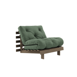 Karup Design Roots - Einsitzer Schlafsofa - Carob Brown - Olive Green--59