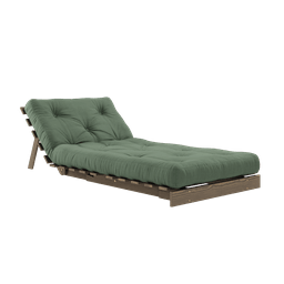 Karup Design Roots - Einsitzer Schlafsofa - Carob Brown - Olive Green--62