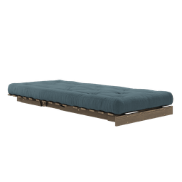 Karup Design Roots - Einsitzer Schlafsofa - Carob Brown - Petrol Blue--68