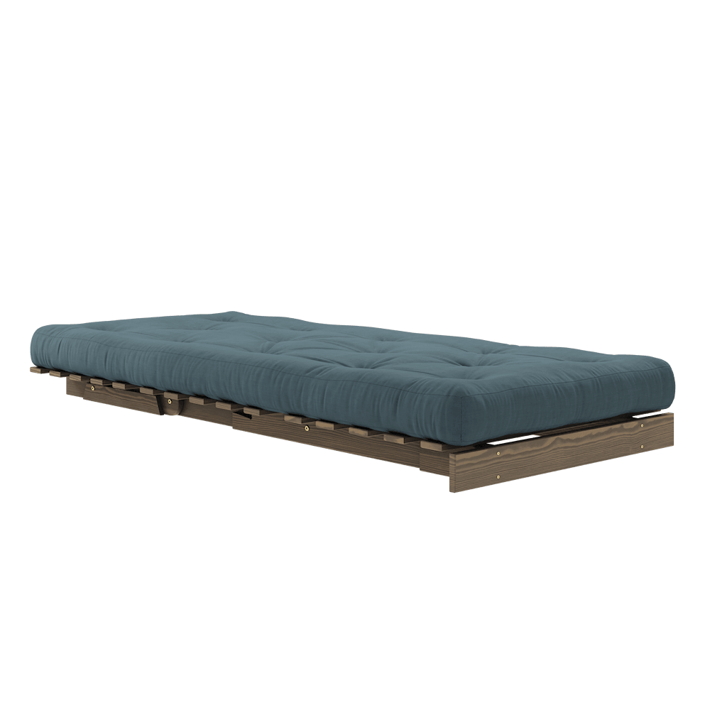 Karup Design Roots - Einsitzer Schlafsofa - Carob Brown - Petrol Blue--68