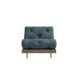 Karup Design Roots - Einsitzer Schlafsofa - Carob Brown - Petrol Blue--65