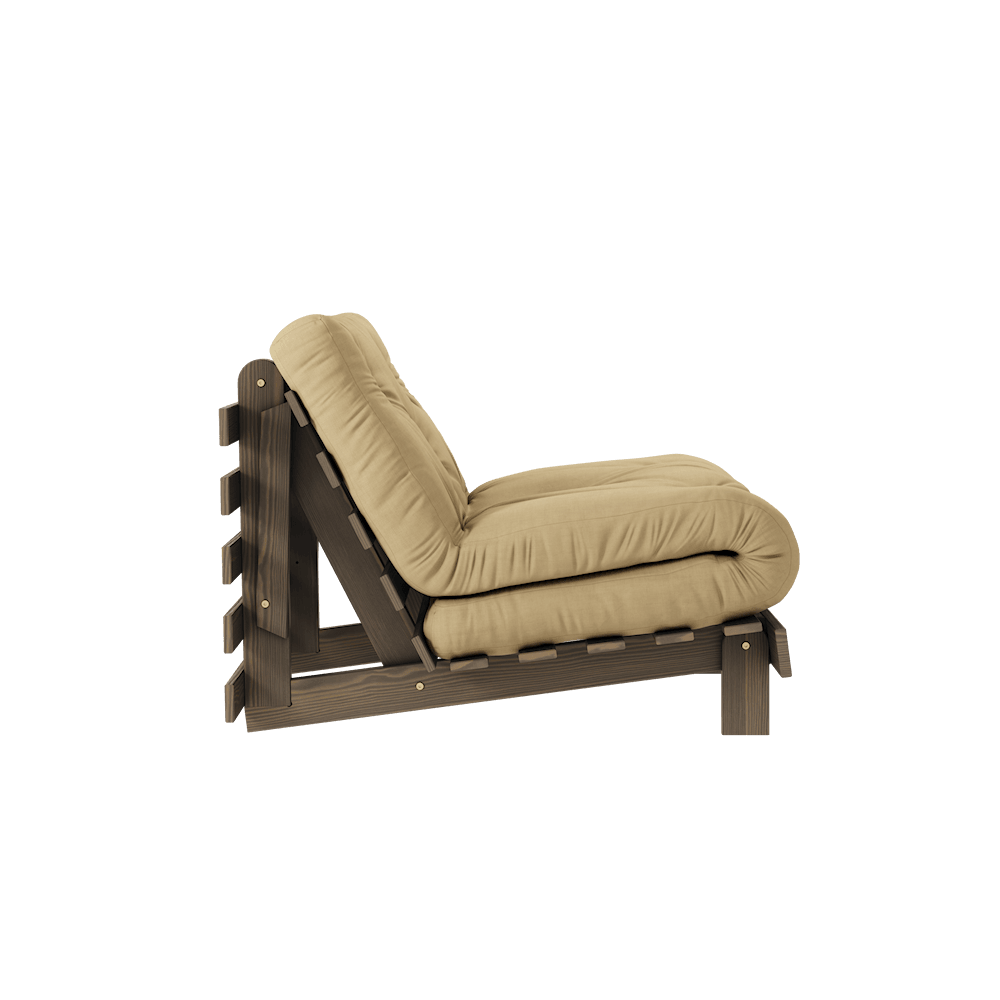 Karup Design Roots - Einsitzer Schlafsofa - Carob Brown - Wheat Beige--71