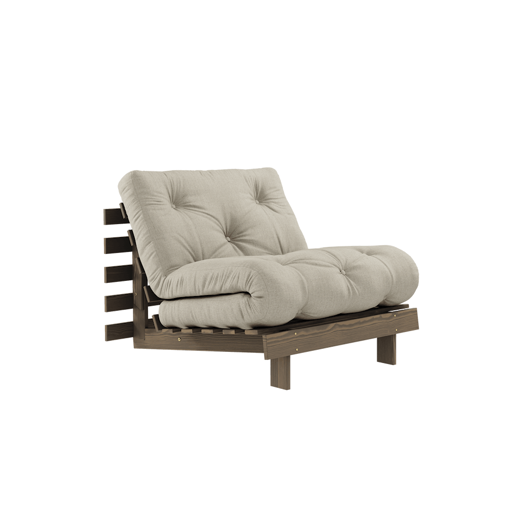 Karup Design Roots - Einsitzer Schlafsofa - Carob Brown - Linen--79