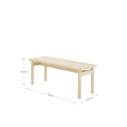 Karup Design Pace Bench Clear Lacquered - Bank--4