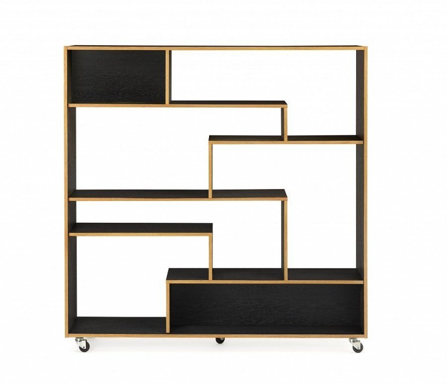 Morana Southbury Room Divider Black/Oak--2