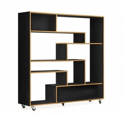 Morana Southbury Room Divider Black/Oak--0