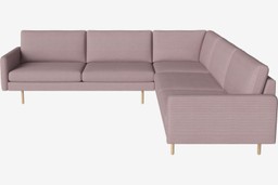 Bolia Scandinavia Remix 6 Sitzer Ecksofa 2½ Ecke 2½ - Linea-Velvet-Rosa--2