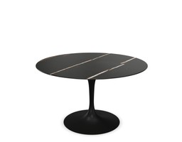 Knoll International Saarinen Dining Table, Ø 120 cm schwarz - Marmor Sahara Noir --10