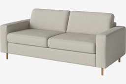 Bolia Scandinavia 2½ Sitzer Schlafcouch - London – Flach gewebt, Elfenbein--2