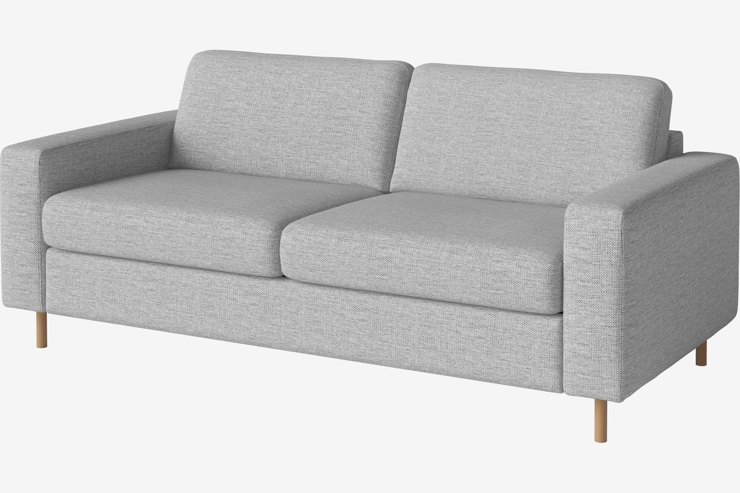 Bolia Scandinavia 2½ Sitzer Schlafcouch - London Flachgewebe Hellgrau--0