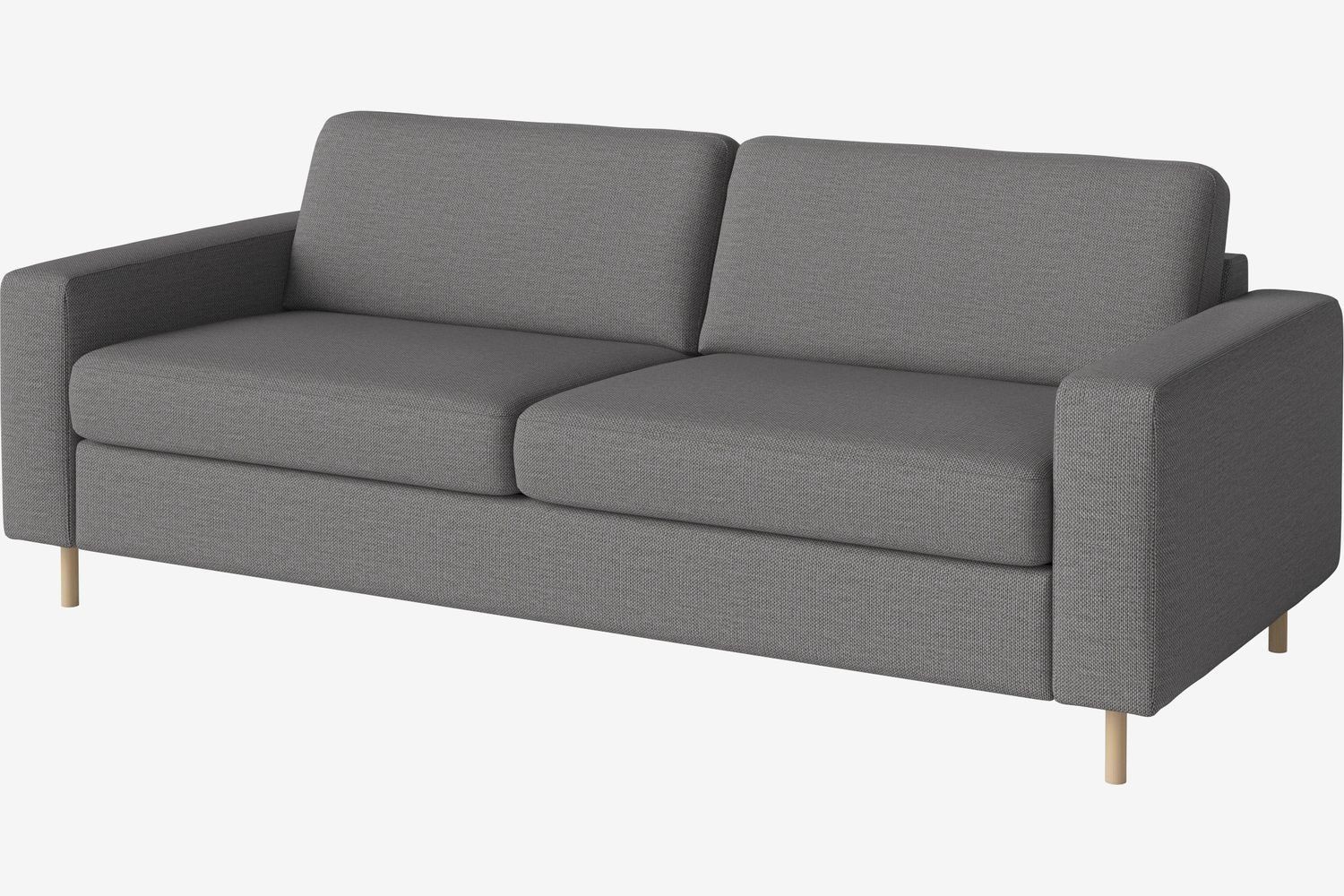 Bolia Scandinavia 3 Sitzer Schlafcouch Mit integrierten Rädern - London Flachgewebt Multi Grau--6