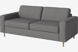 Bolia Scandinavia 2½ Sitzer Schlafcouch - London Flachgewebe Multi Grau--1