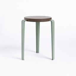 Tiptoe LOU stool – solid wood - Tinted Oak - Eucalyptus Grey--19
