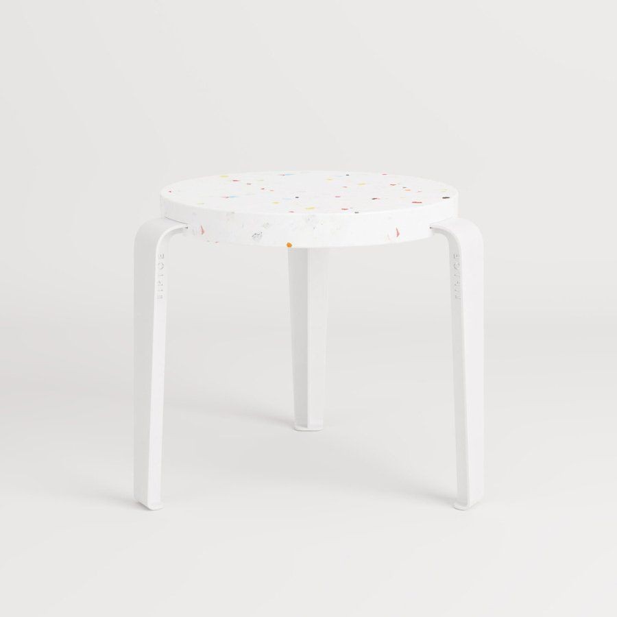 Tiptoe MINI LOU kids stool – recycled plastic - Cloudy White--1