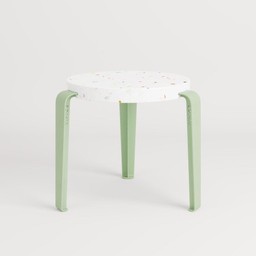 Tiptoe MINI LOU kids stool – recycled plastic - Dino Green--5