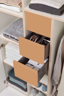 Müller Möbelwerkstätten Plane Kleiderschrank - Apricotbraun (RAL 0506040)--6