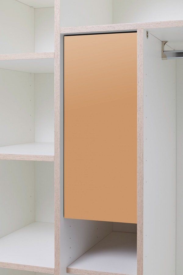 Müller Möbelwerkstätten Plane Kleiderschrank - Apricotbraun (RAL 0506040)--5