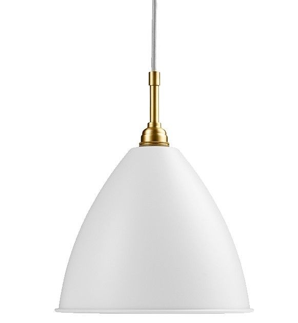 Gubi Bestlite BL9M Pendant - matt white / brass--10