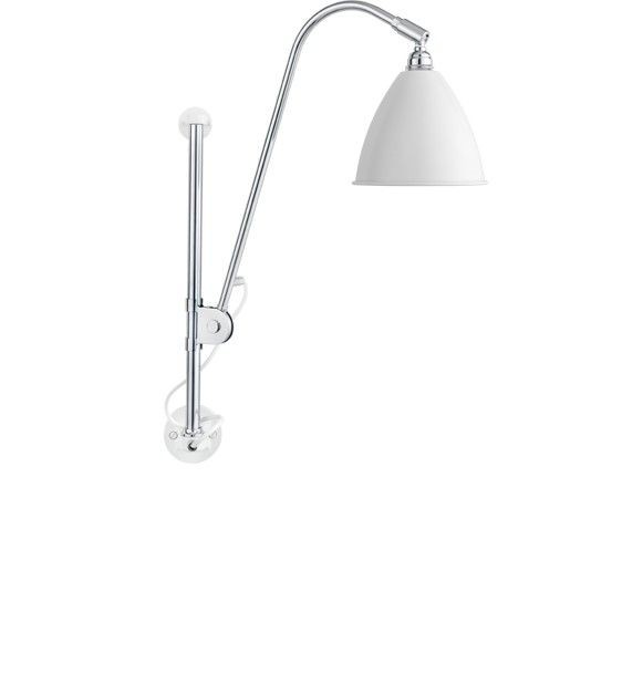 Gubi Bestlite BL5 Wall lamp -   Chrome / Soft White Semi Matt - HW--7