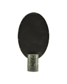 Pols Potten Mirror Oval Marble - Dark green--4