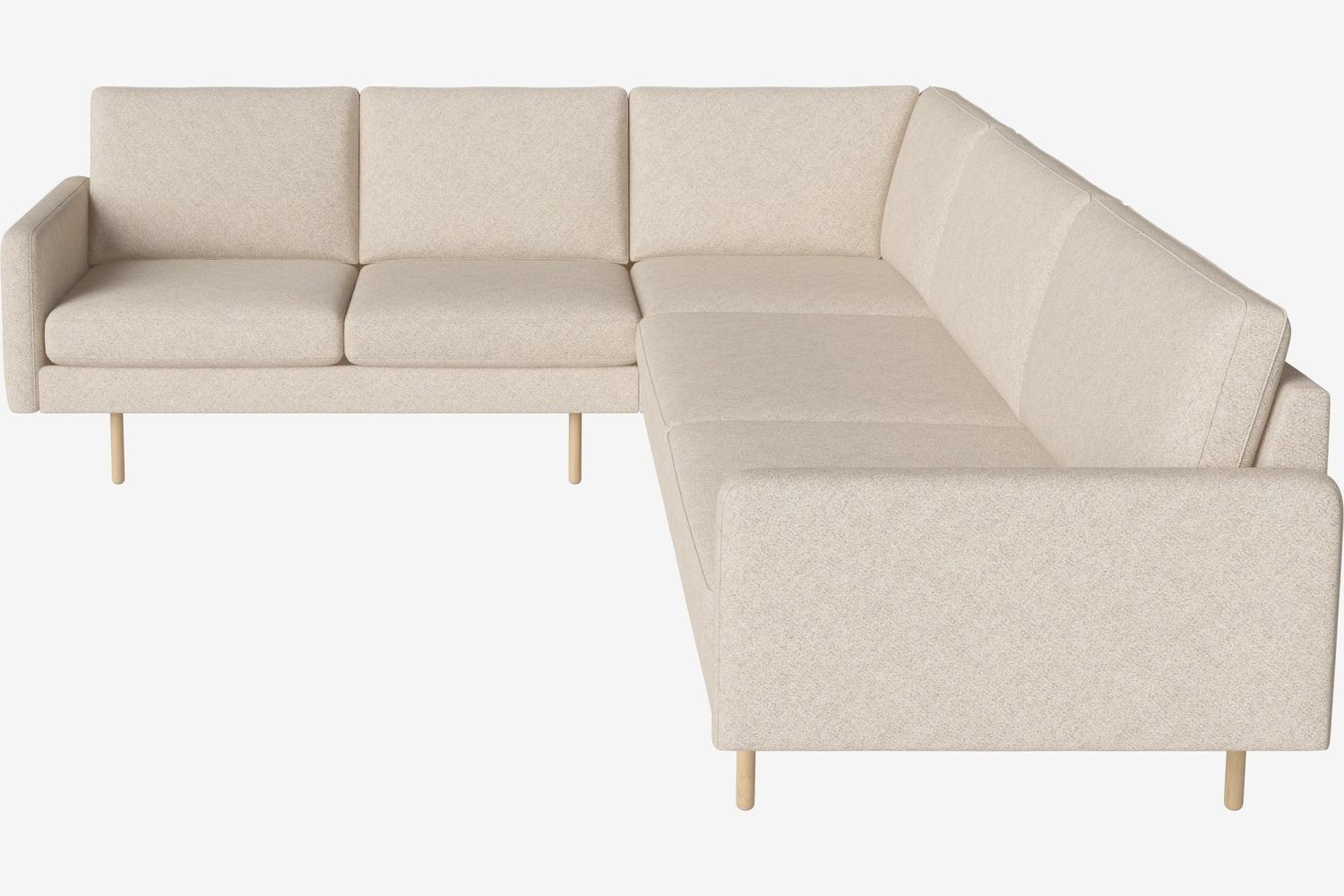 Bolia Scandinavia Remix 6 Sitzer Ecksofa 2 Ecke 3 - Monza-Boucle-Beige--7