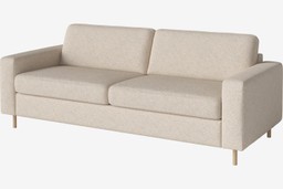 Bolia Scandinavia 3 Sitzer Schlafcouch Mit integrierten Rädern - Monza Boucle Beige--4