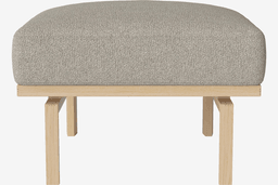 Bolia Elton Fußhocker - Monza Boucle Sand Weiß Pigment--10