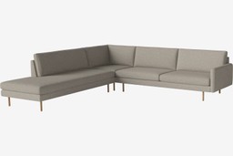 Bolia Scandinavia Remix 6 Sitzer Ecksofa Open End - Monza-Boucle-Sand - Links--8