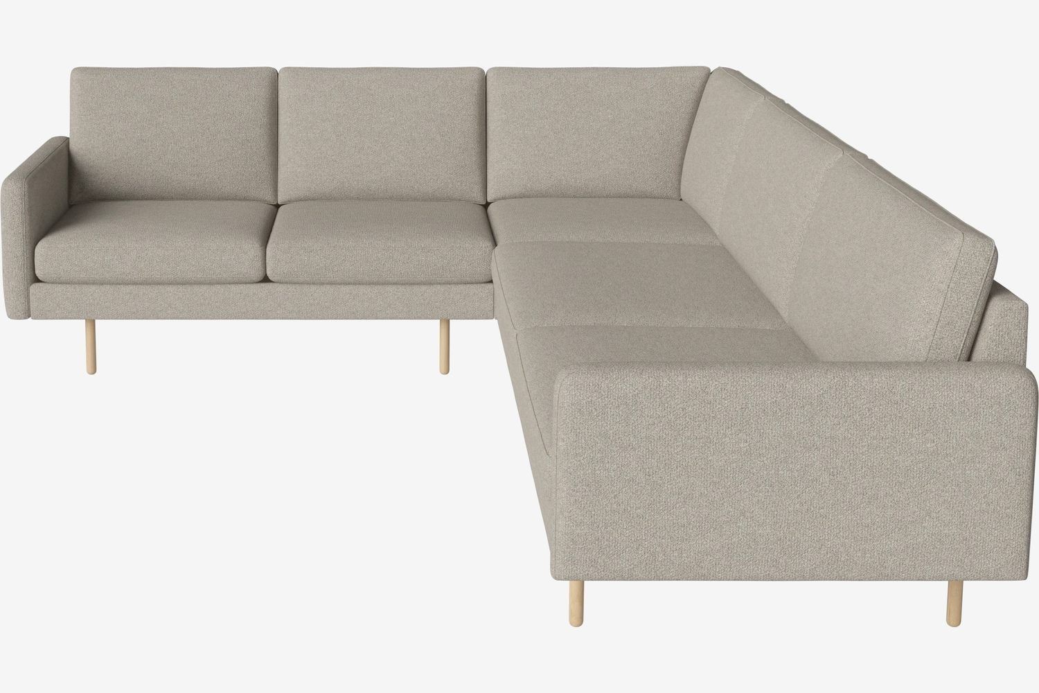 Bolia Scandinavia Remix 6 Sitzer Ecksofa 2 Ecke 3 - Monza-Boucle-Sand--8