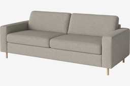 Bolia Scandinavia 3 Sitzer Schlafcouch Mit integrierten Rädern - Monza Boucle Sand--3