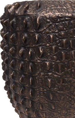 MOROSI CROC PFLANZGEFÄß, 47/56 CM, BRONZE--5