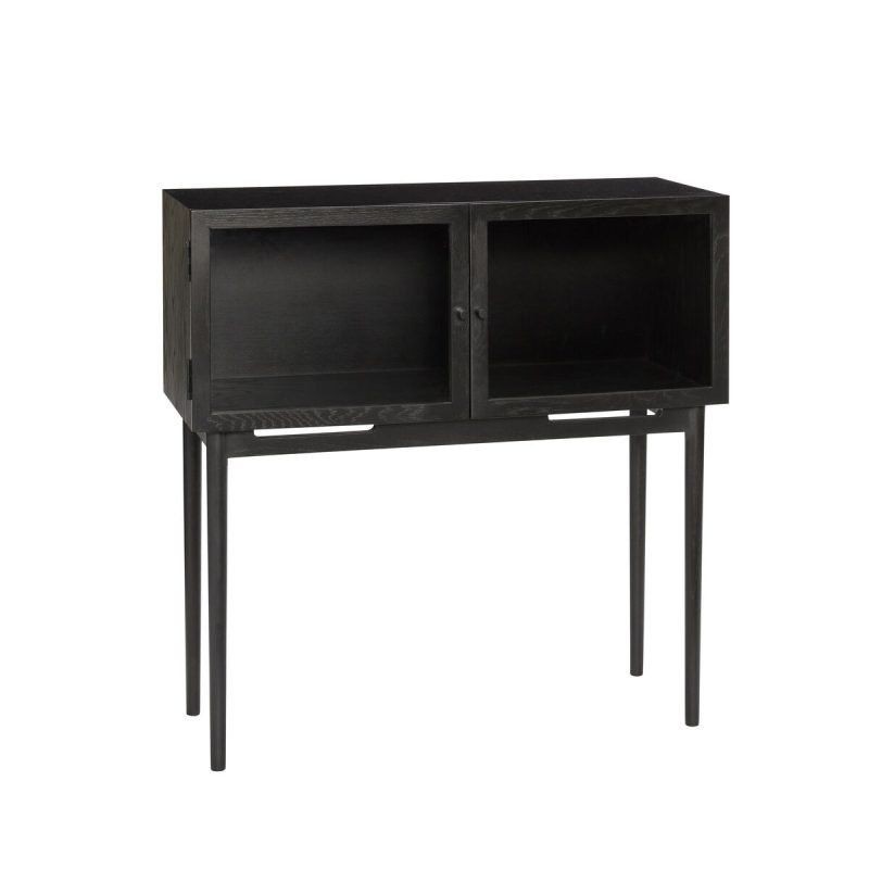 Huebsch Museum Console Table Black--1