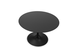 Knoll International Saarinen Esstisch, Ø 107 cm - Fenix Schwarz - Schwarz--16