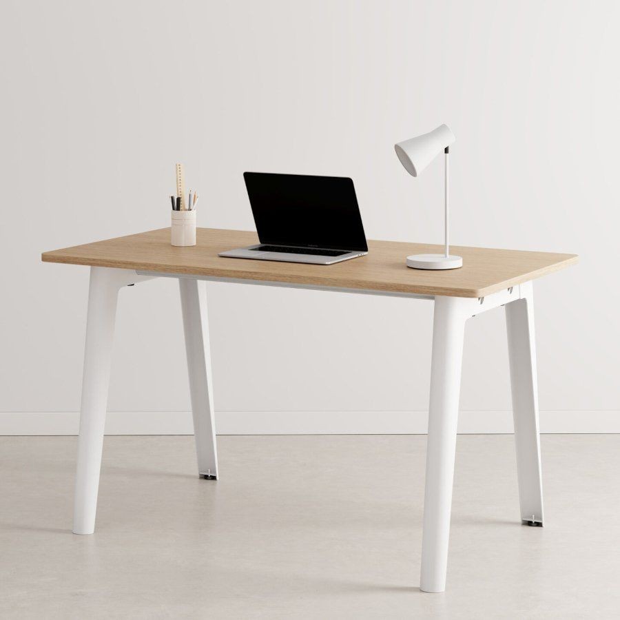 Tiptoe NEW MODERN desk – eco–certified wood - 130 X 70 CM - Cloudy White--1