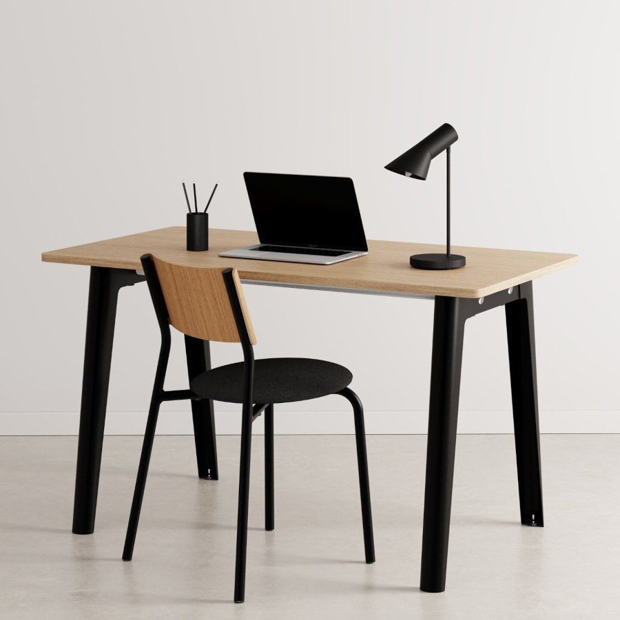 Tiptoe NEW MODERN desk – eco–certified wood - 130 X 70 CM - Graphite Black--18