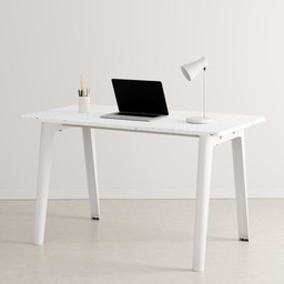 Tiptoe NEW MODERN desk – recycled plastic - 130 X 70 CM - Cloudy White--1