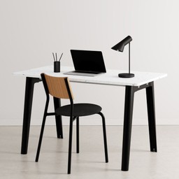 Tiptoe NEW MODERN desk – recycled plastic - 130 X 70 CM - Graphite Black--19