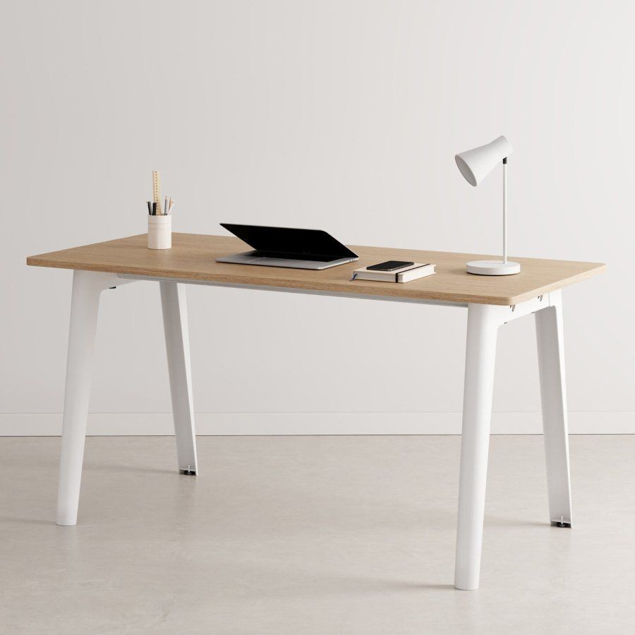 Tiptoe NEW MODERN desk – eco–certified wood - 150 X 70 CM - Cloudy White--6