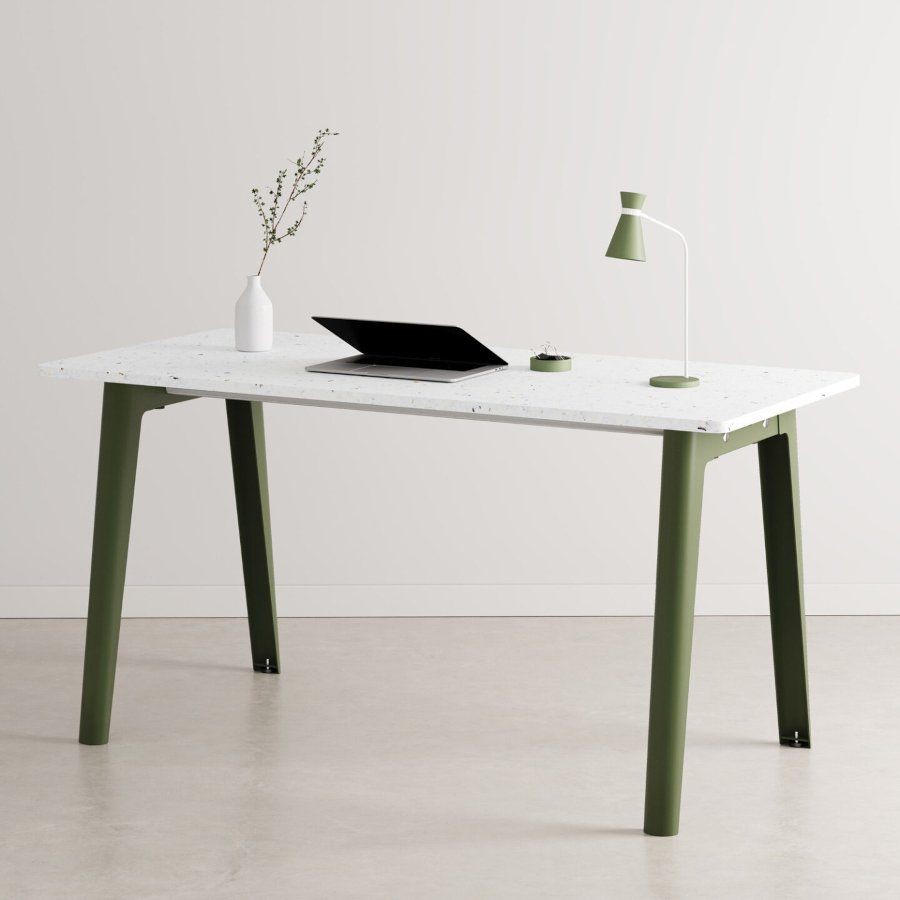 Tiptoe NEW MODERN desk – recycled plastic - 150 X 70 CM - Rosemary Green--7