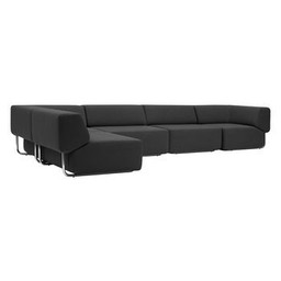 Softline Noa Ecksofa - Vision - 443 Black Brown--1