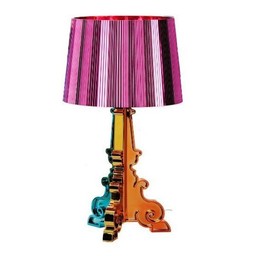 Kartell Bourgie Tischleuchte - gemustertes Fuchsia--1