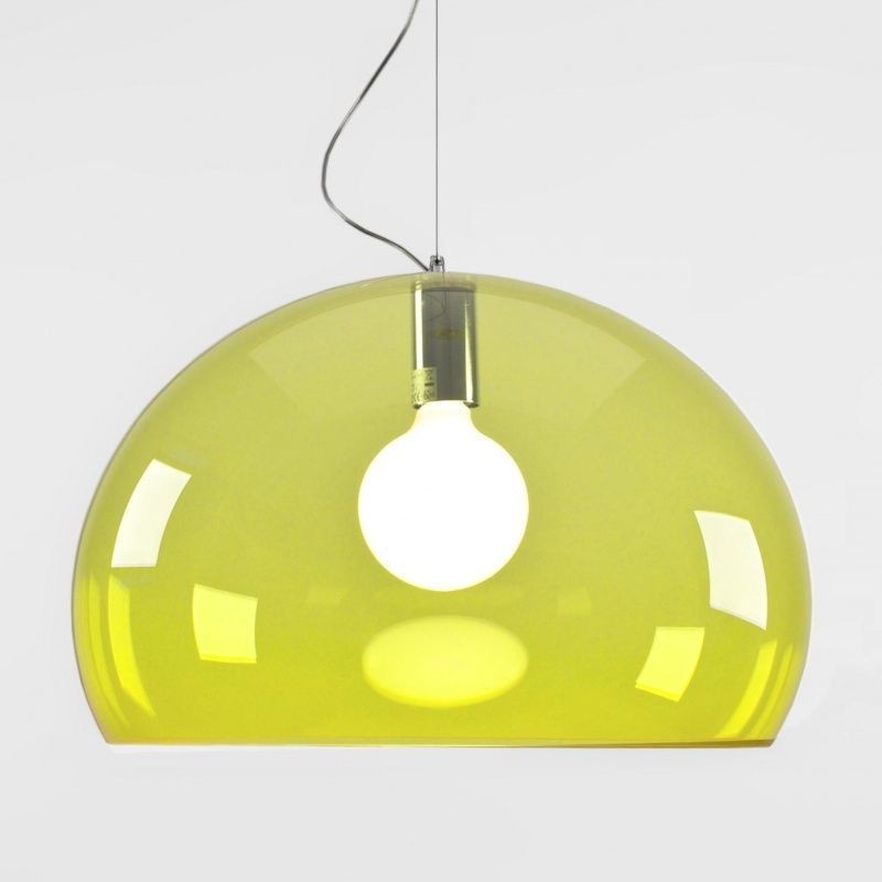 Kartell FLY Icon Pendelleuchte-gelb--3