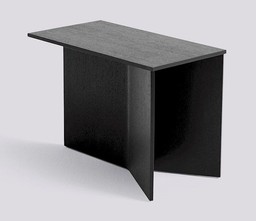 HAY SLIT TABLE WOOD- OBLONG BLACK--14