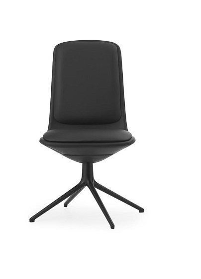 Normann Copenhagen Off Stuhl  niedrig 4L mit Kissen - Drehstuhl --1