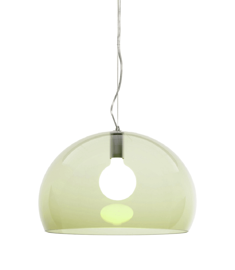 Kartell FL/Y Icon Pendelleuchte - Olivgrun-Transparent--20