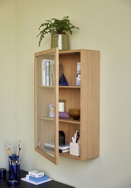 Huebsch Panorama Display Shelf Natural --1