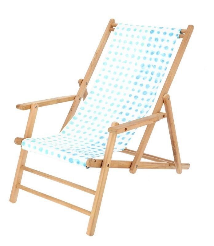 Jan Kurtz Maxx Deckchair - Amlapura Aqua--1