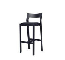 Case Profile Stool - Bar Stool - Black/ Black--4